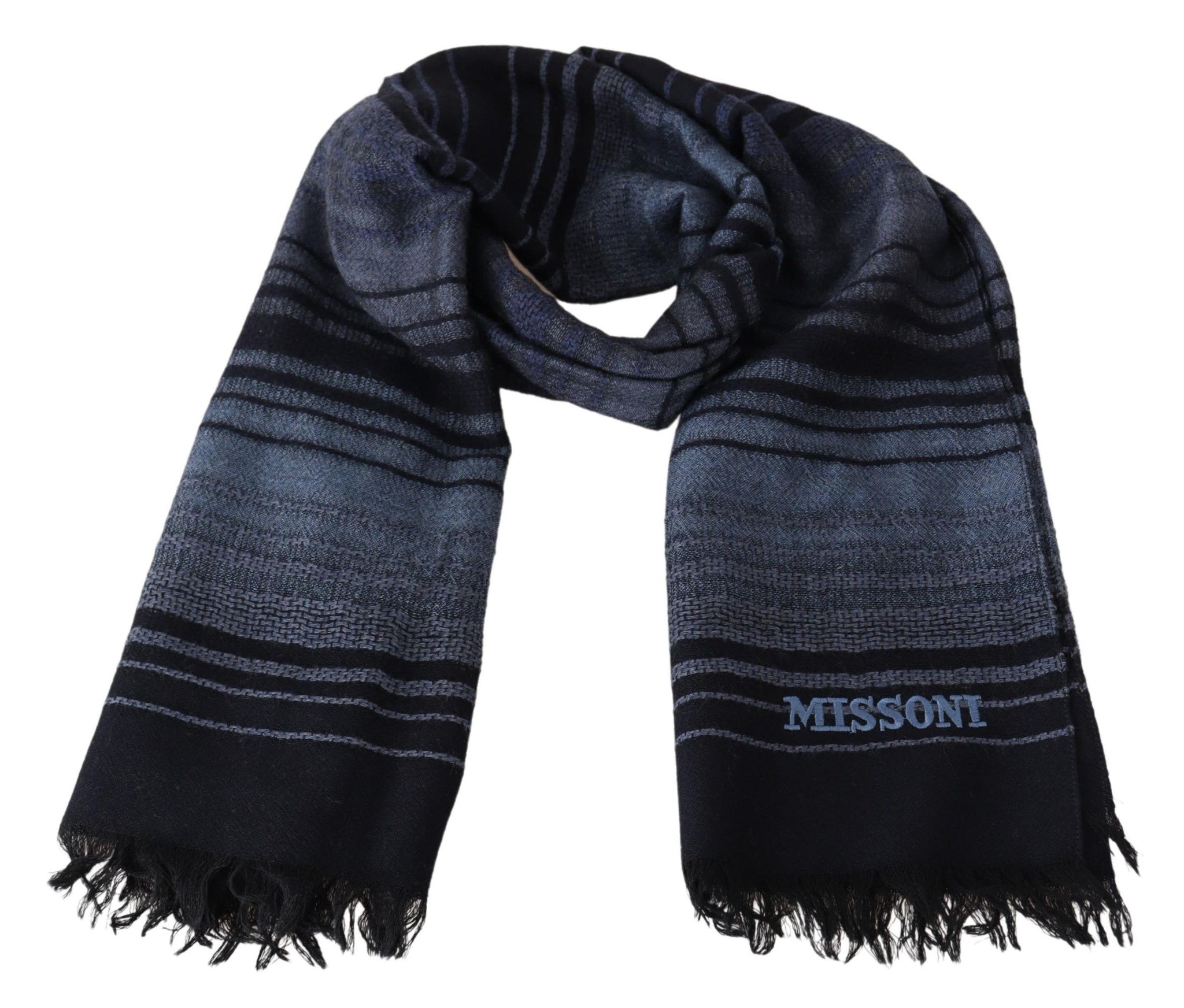Multicolor Patterned Wool Unisex Neck Wrap Shawl