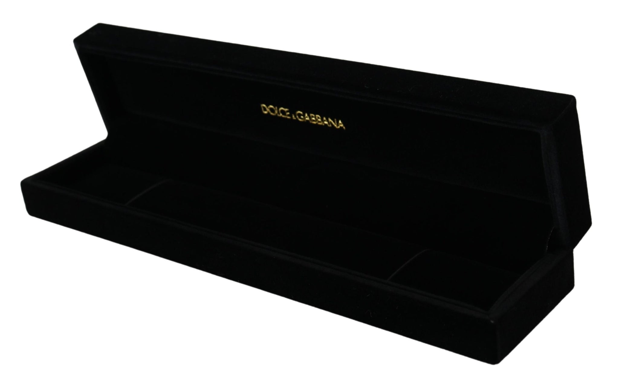 Black Velvet Logo Plaque Storage Bracelet Jewelry Box