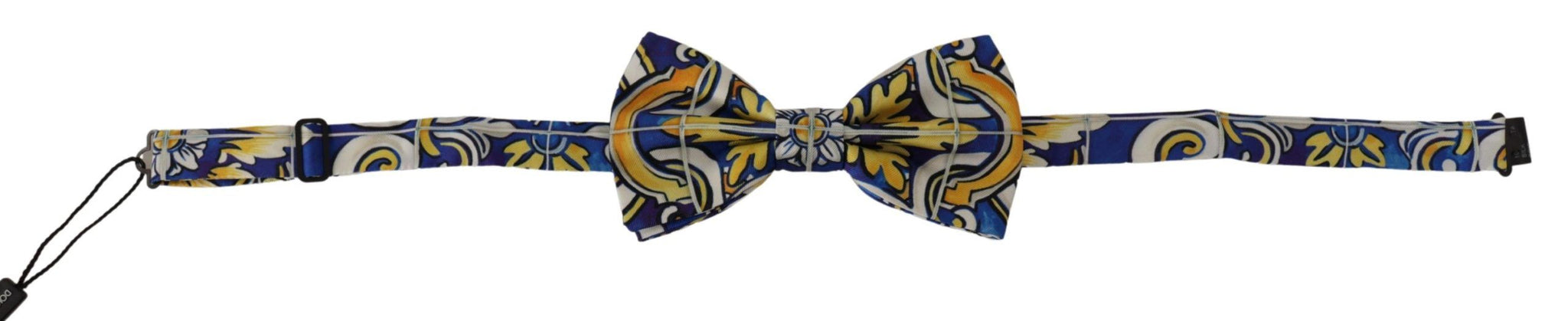 Multicolor Majolica Print Adjustable Papillon Bow Tie