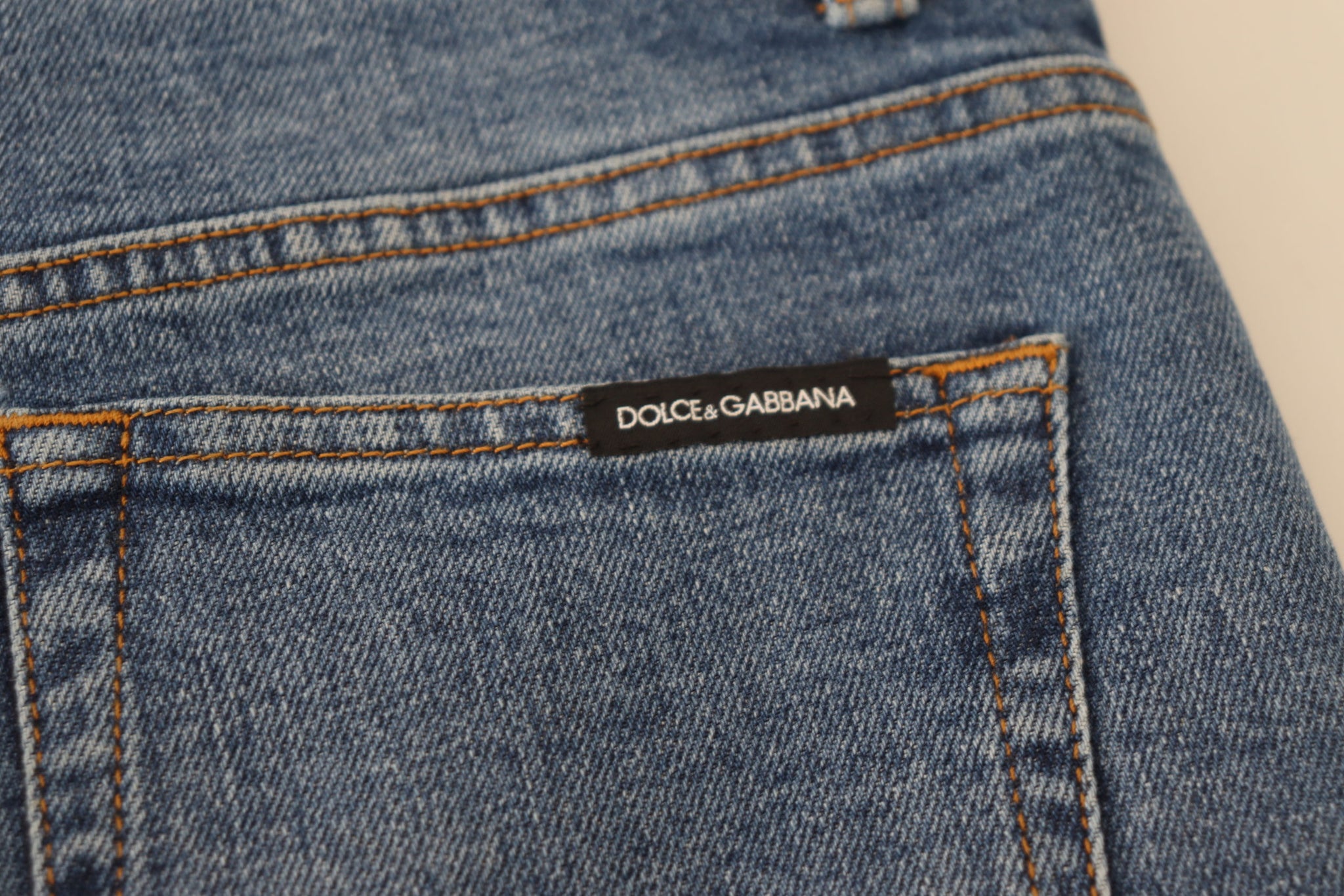 Blue Cotton Skinny High Waist Denim Jeans