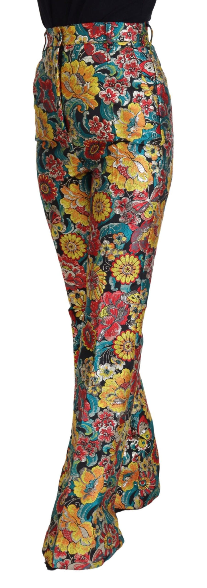 Multicolor Floral Women Flared Pants