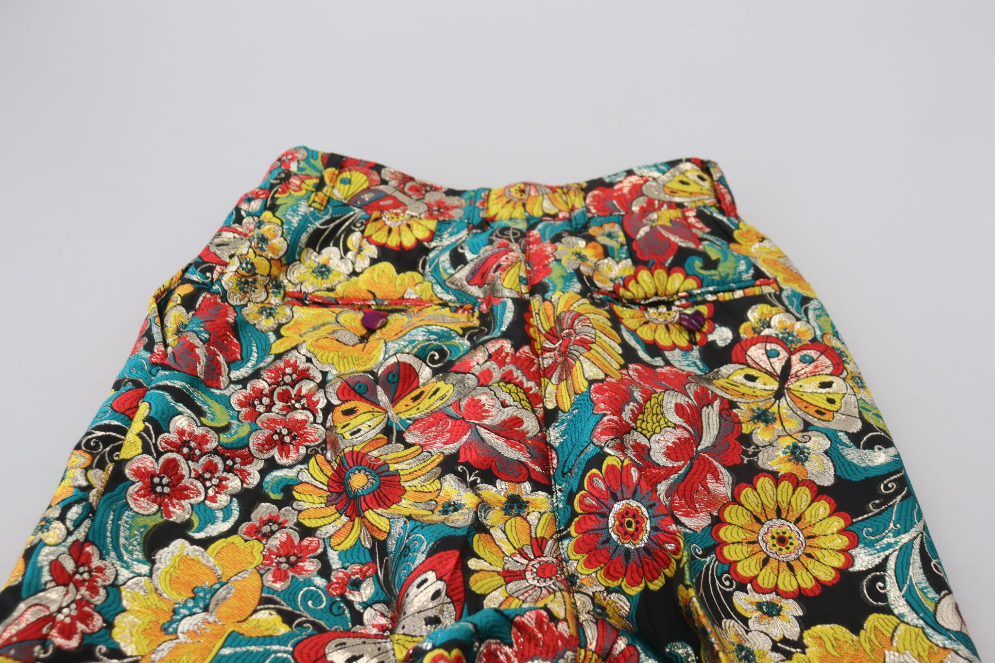Multicolor Floral Women Flared Pants