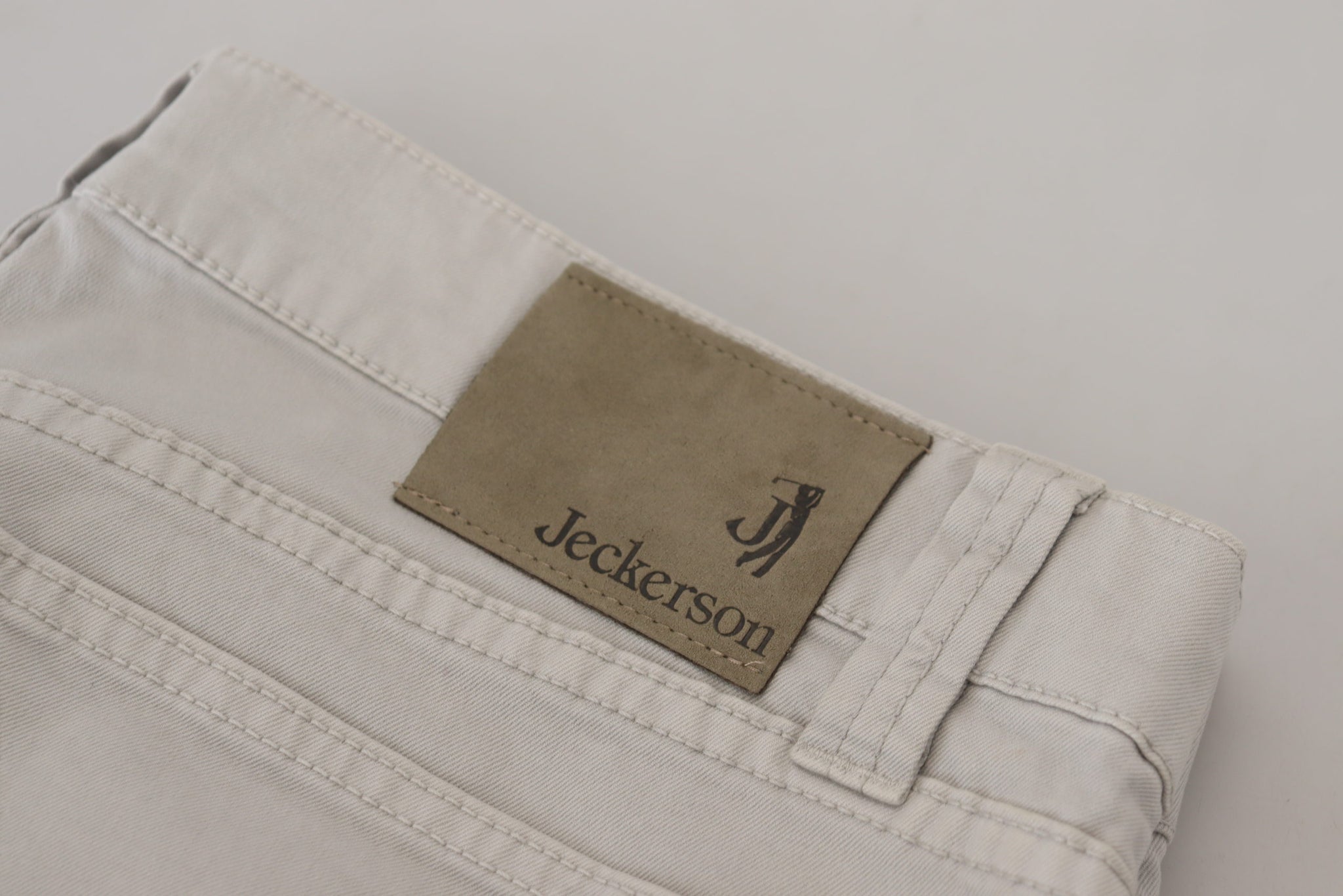 Gray Cotton Tapered Men Casual Pants