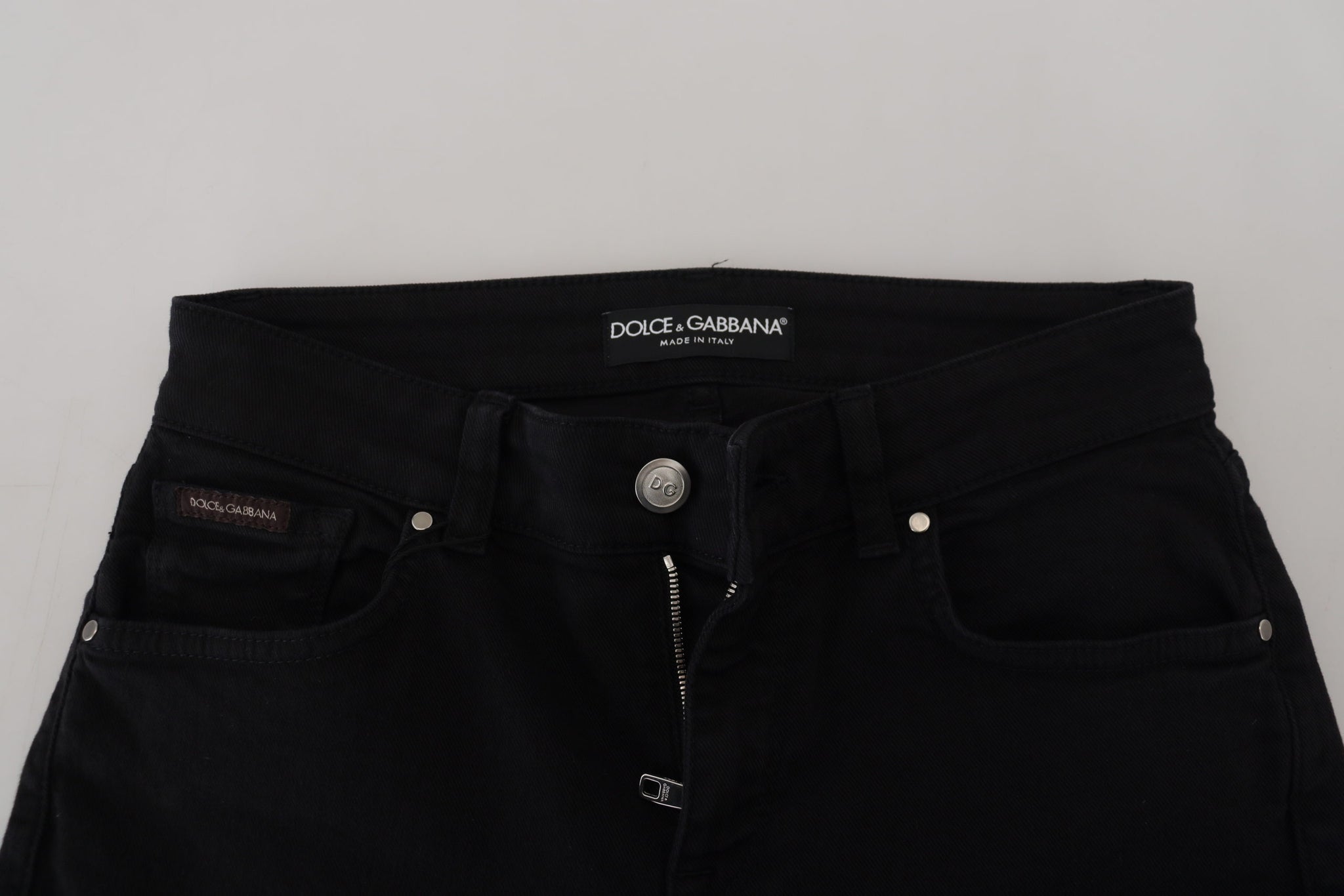Black Cotton Skinny Women Denim Jeans