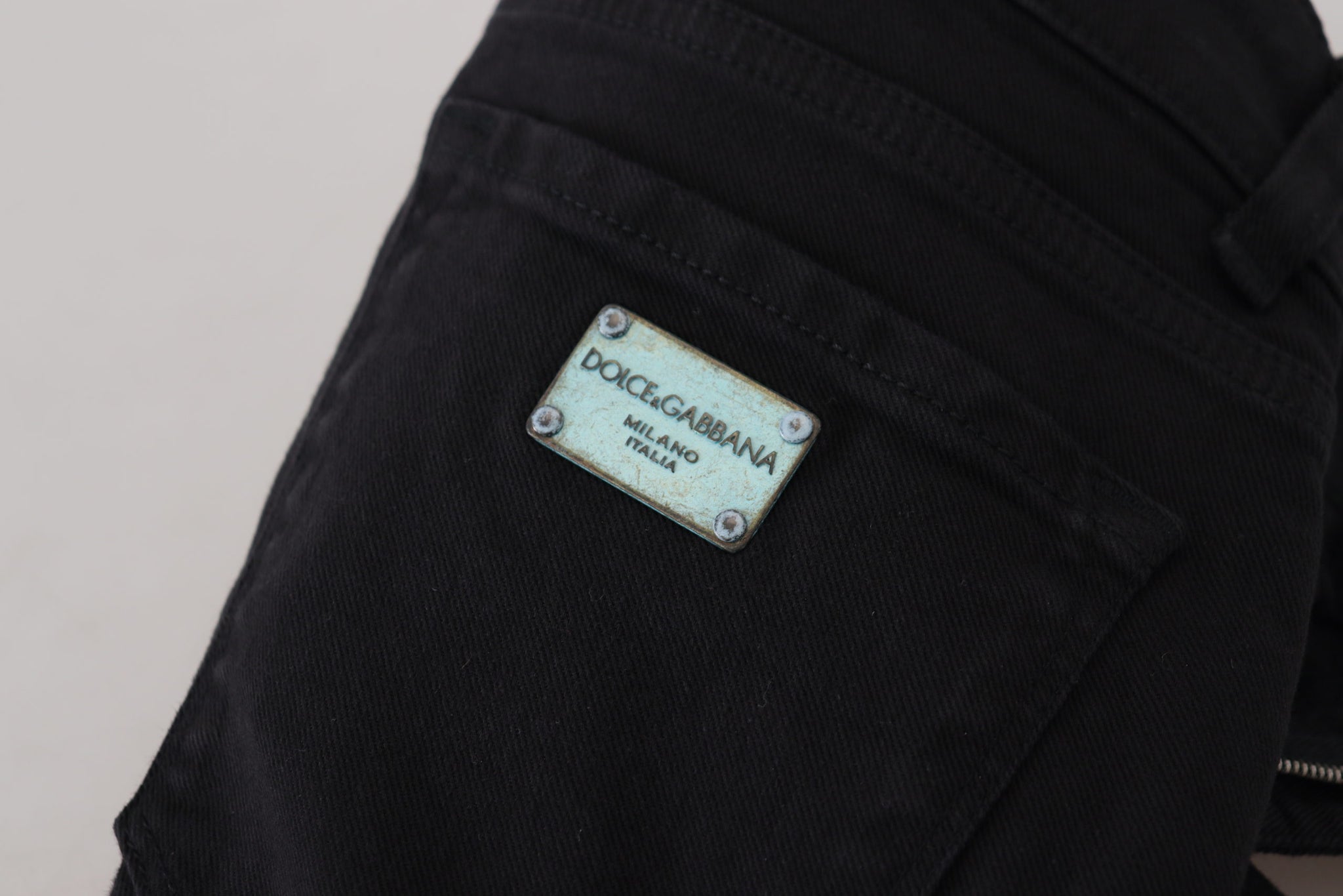 Black Cotton Skinny Women Denim Jeans