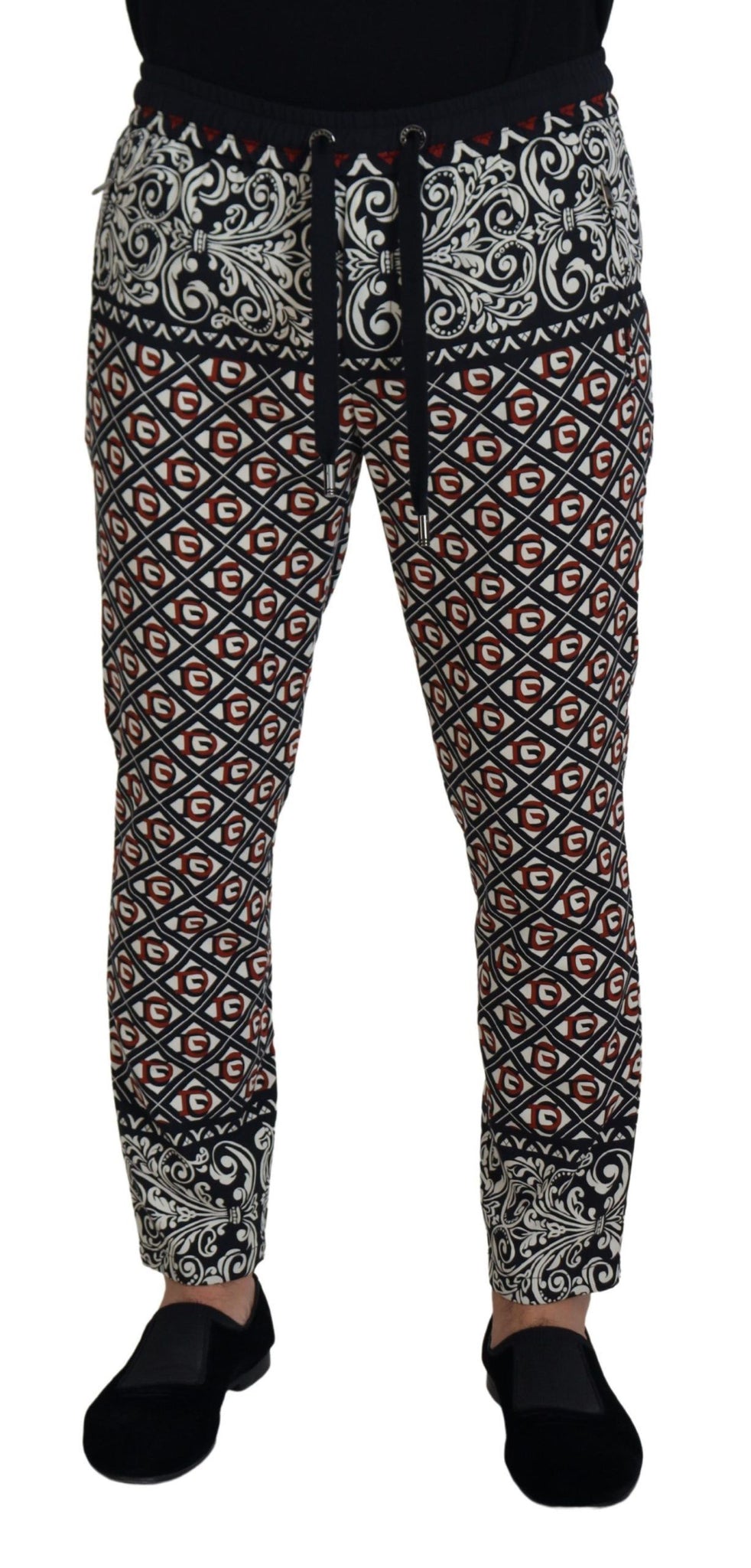 Multicolor Baroque Sweatpants Jogging Pants