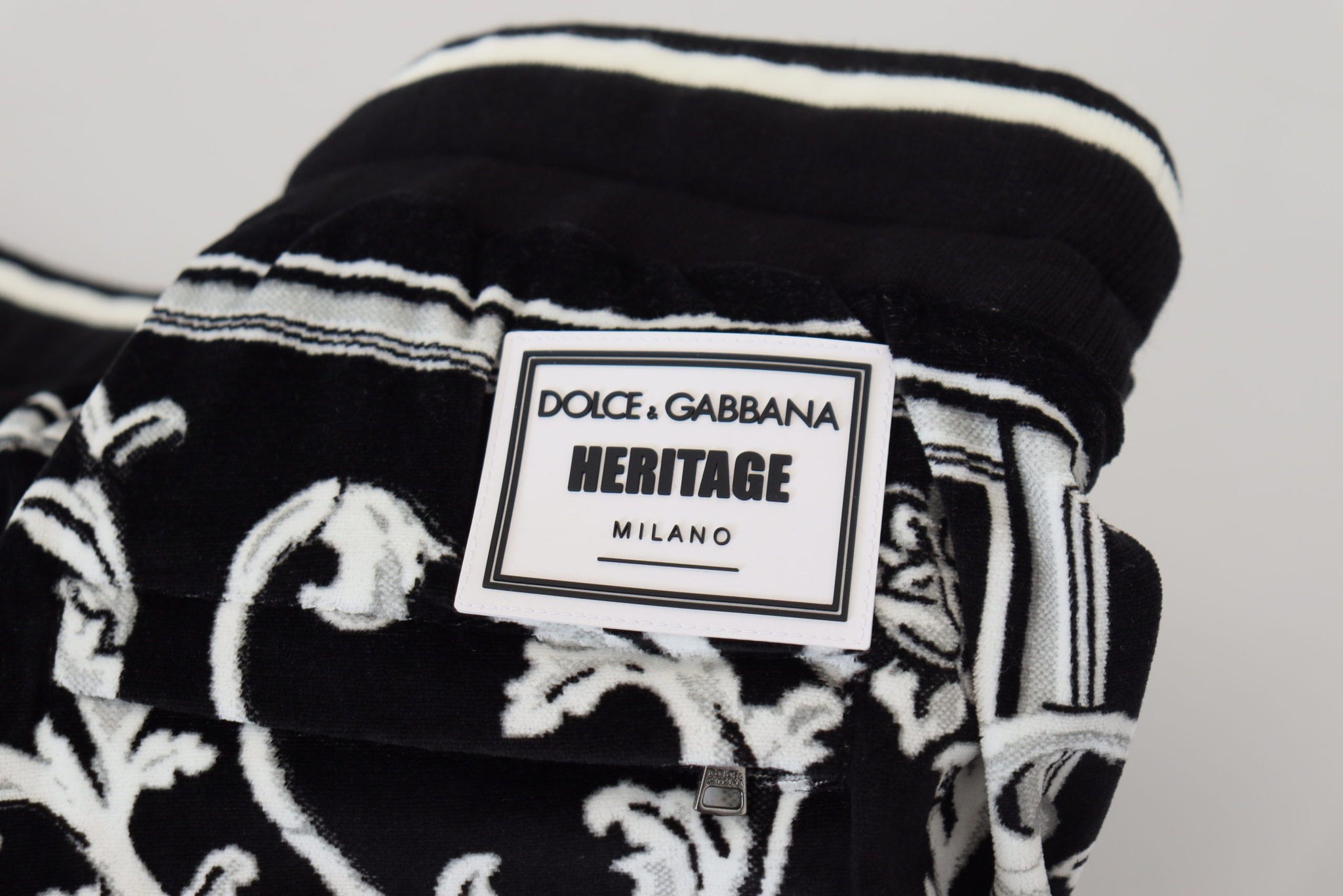 Black Cotton Heritage Sweatpants Jogging Pants