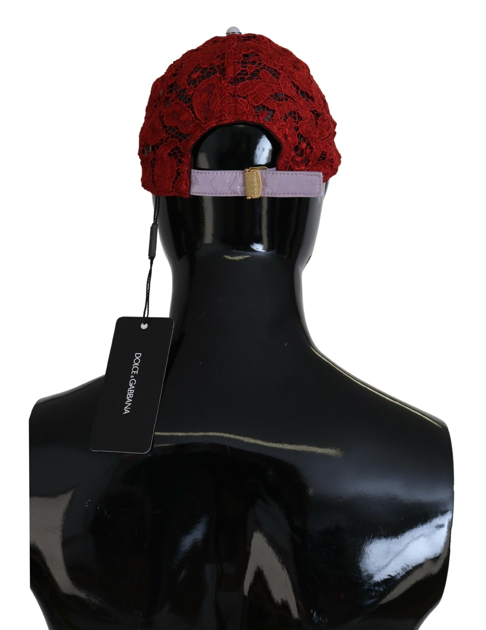 Dolce & Gabbana Multicolor Logo Floral Lace Baseball Hat