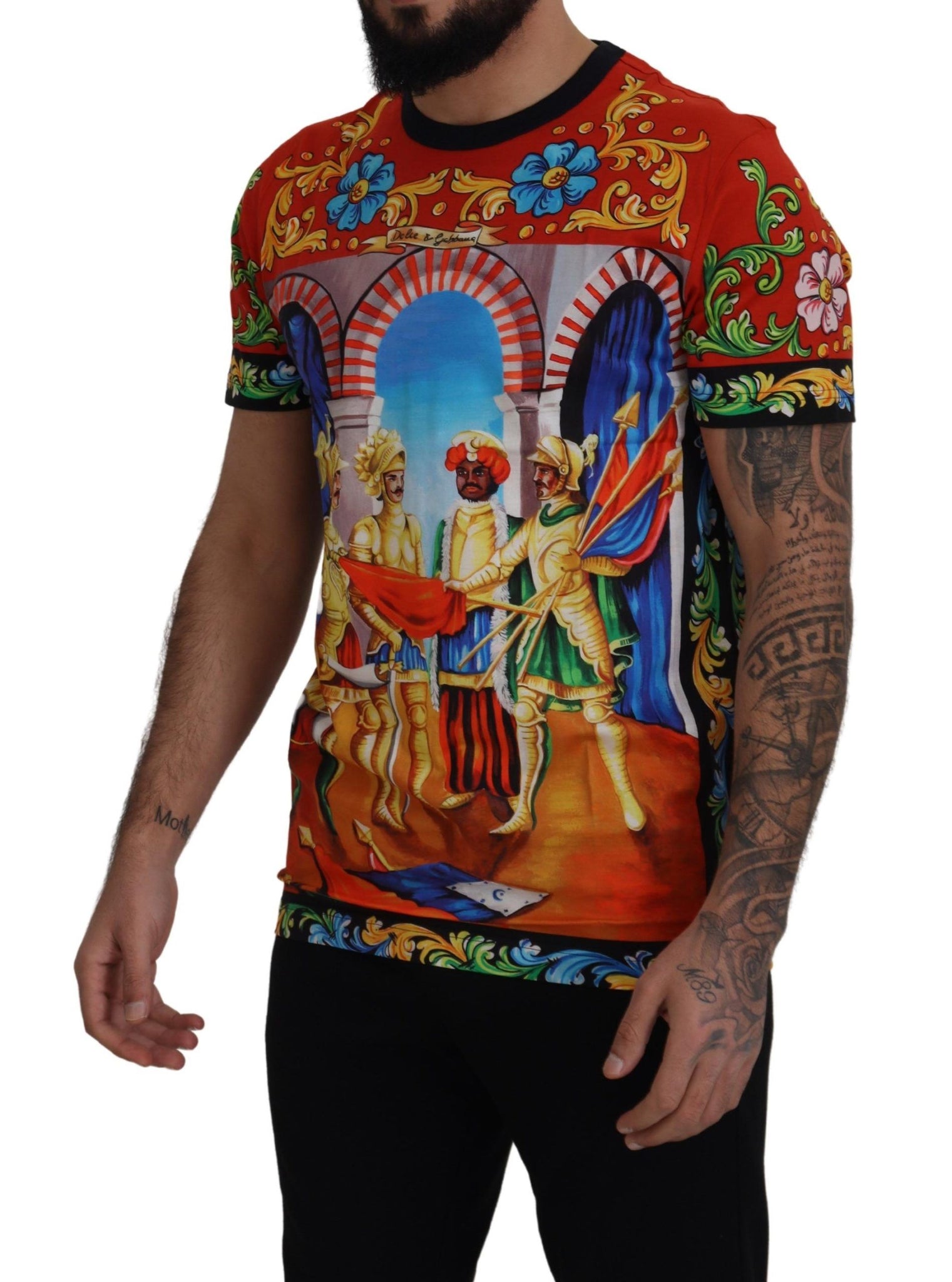 Majolica Soldier Cotton Mens Exclusive T-shirt