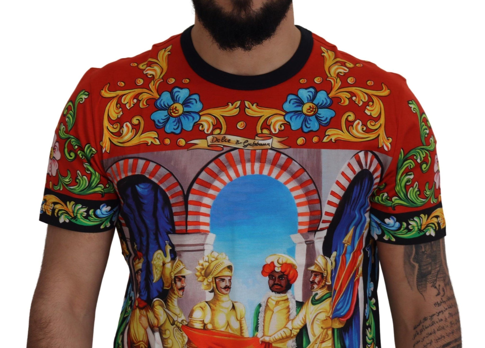 Majolica Soldier Cotton Mens Exclusive T-shirt