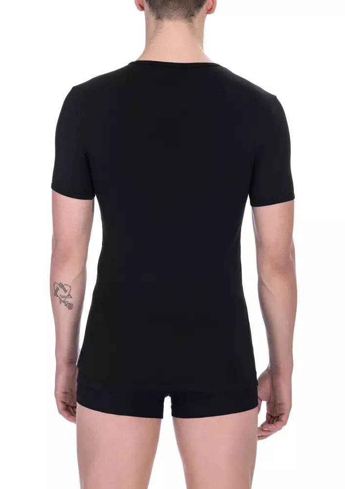 Black Cotton T-Shirt