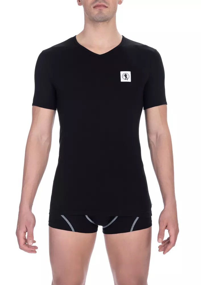 Black Cotton T-Shirt