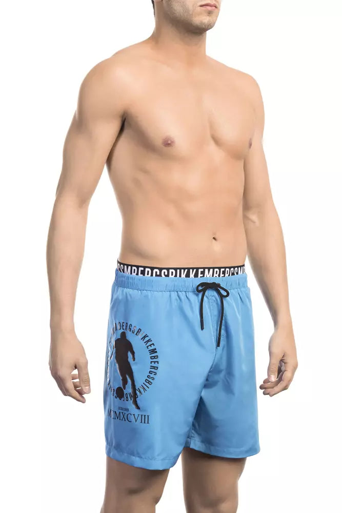 Black Polyester Swimwear