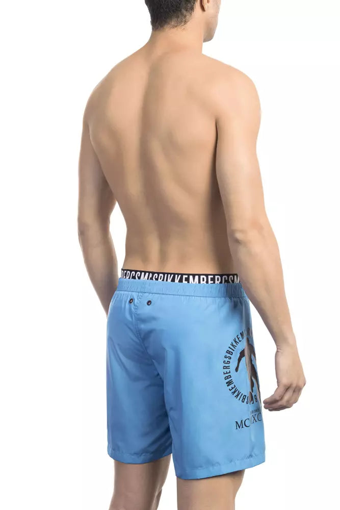 Black Polyester Swimwear