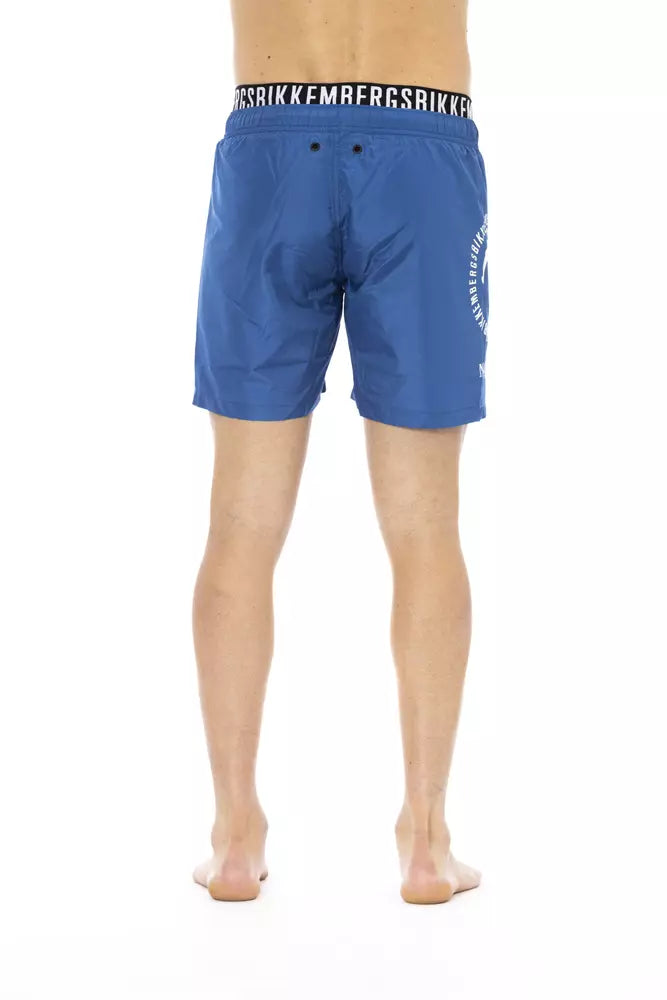 Black Polyester Swimwear
