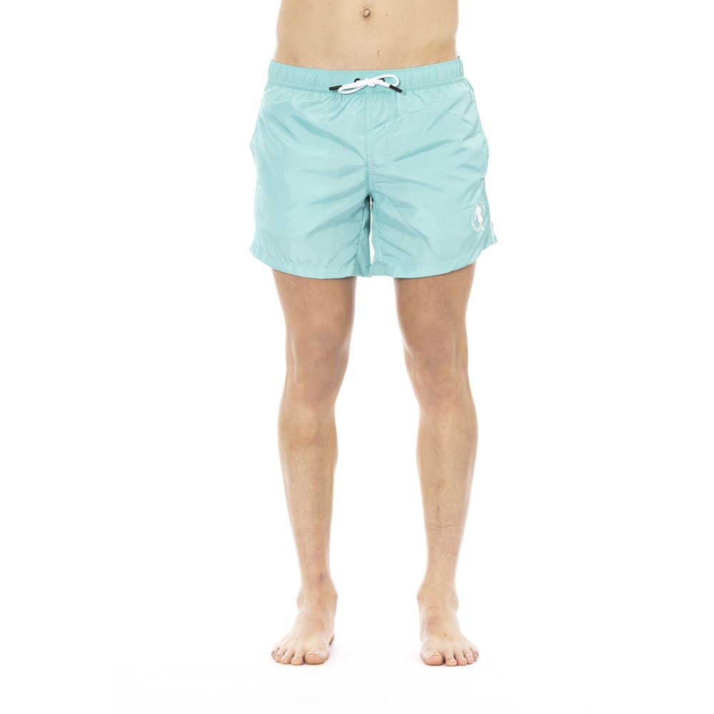 Black Polyester Swimwear