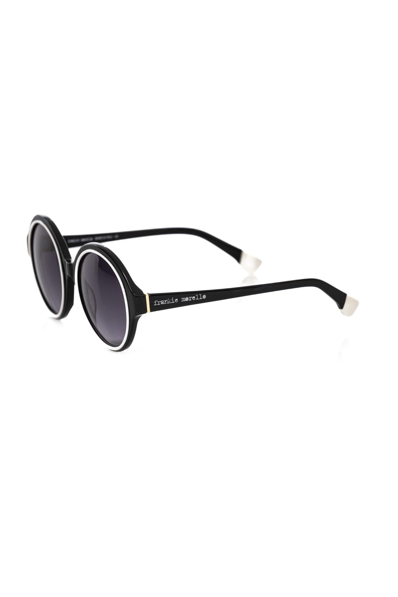 Frankie Morello Black Acetate Sunglasses