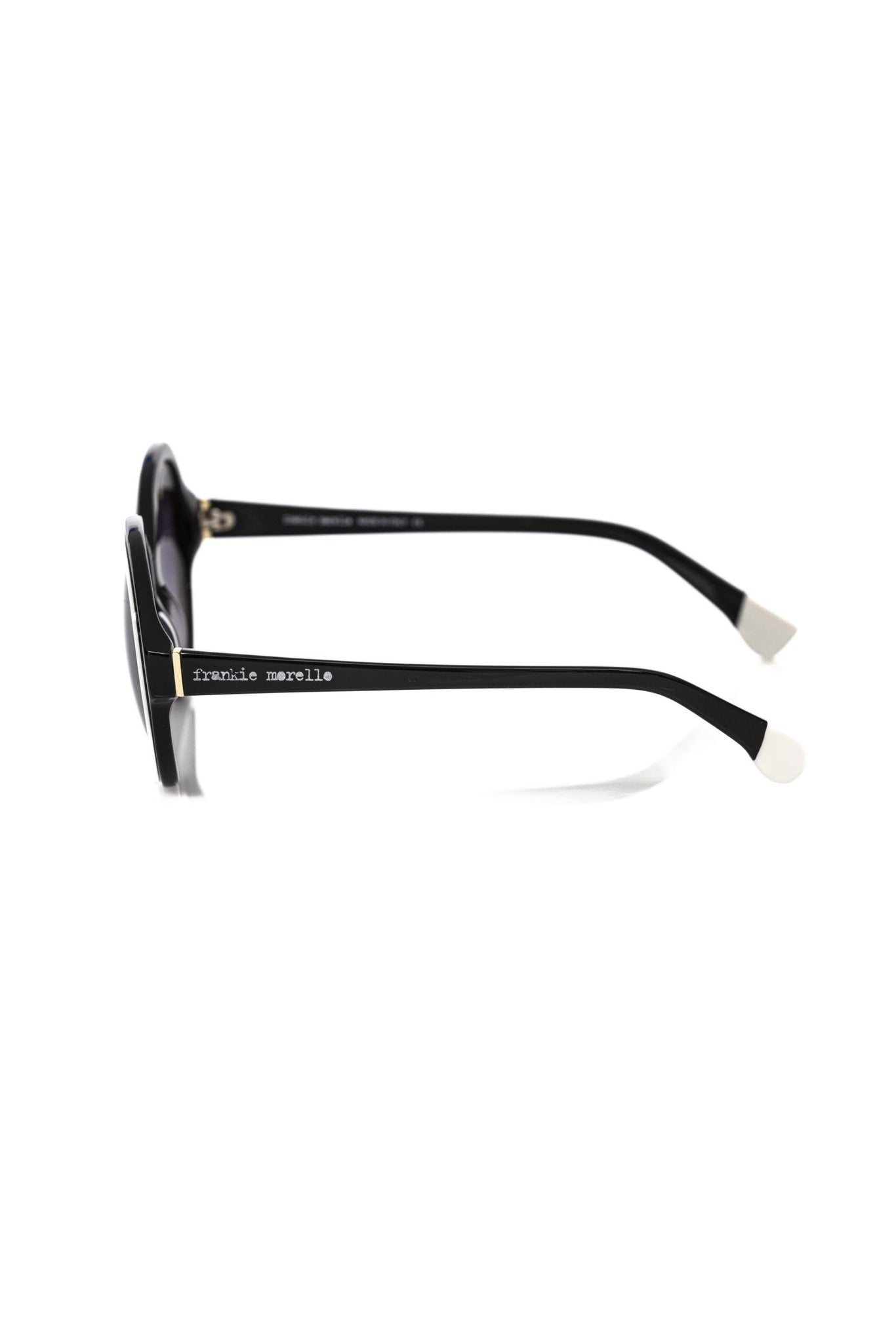 Frankie Morello Black Acetate Sunglasses