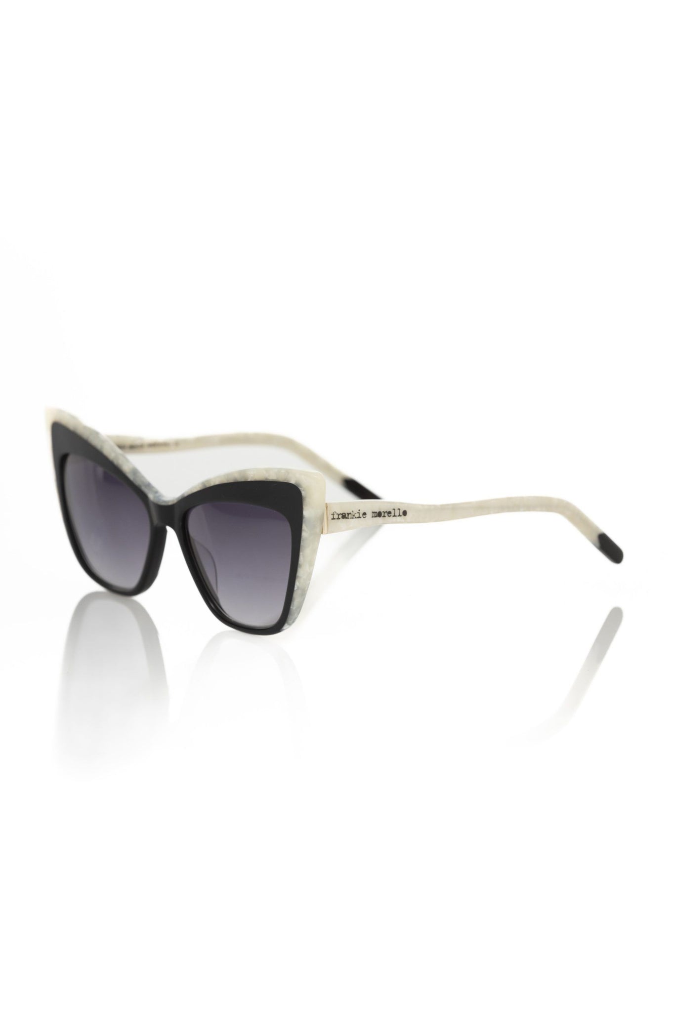 Frankie Morello Black Acetate Sunglasses