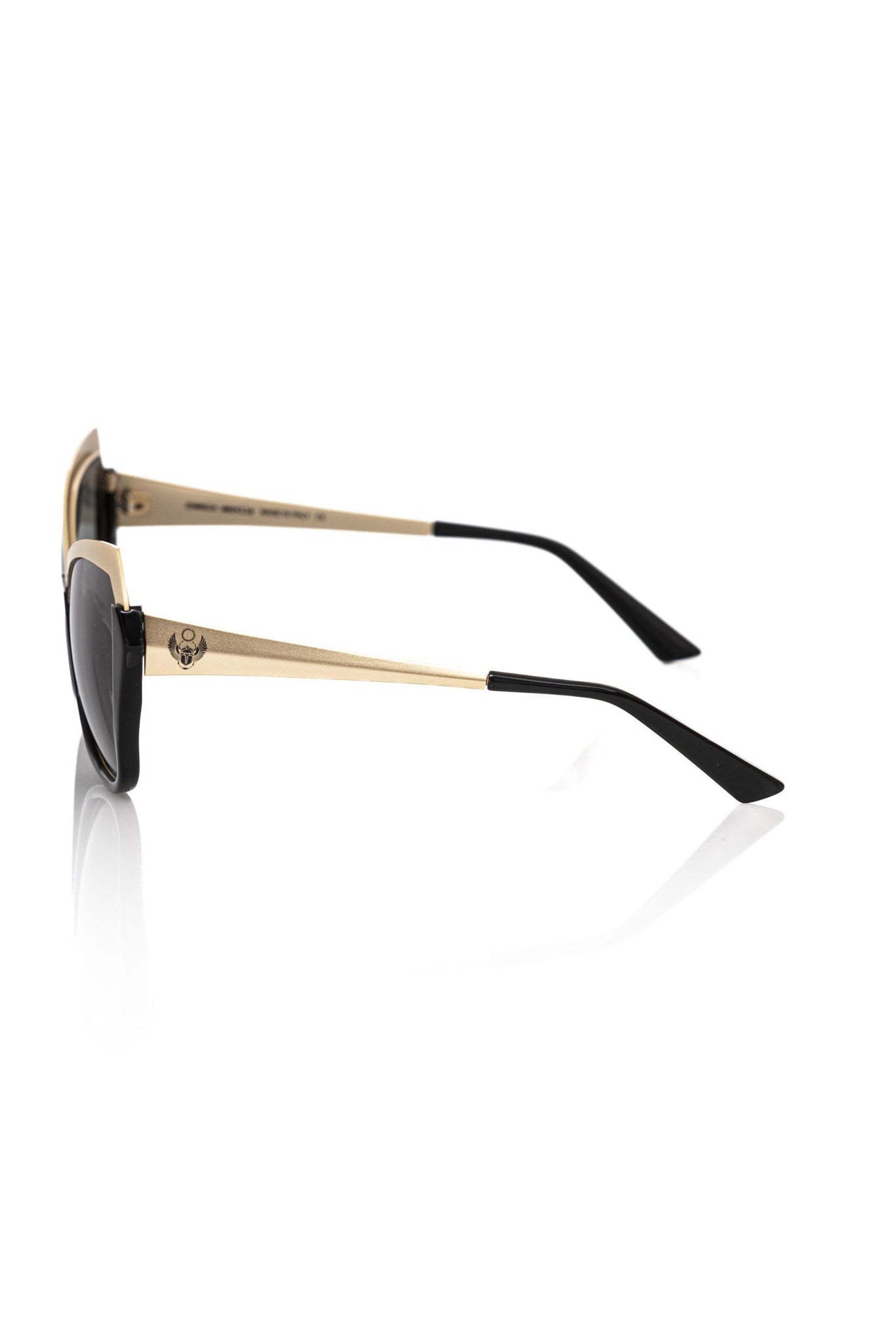 Frankie Morello Black Acetate Sunglasses