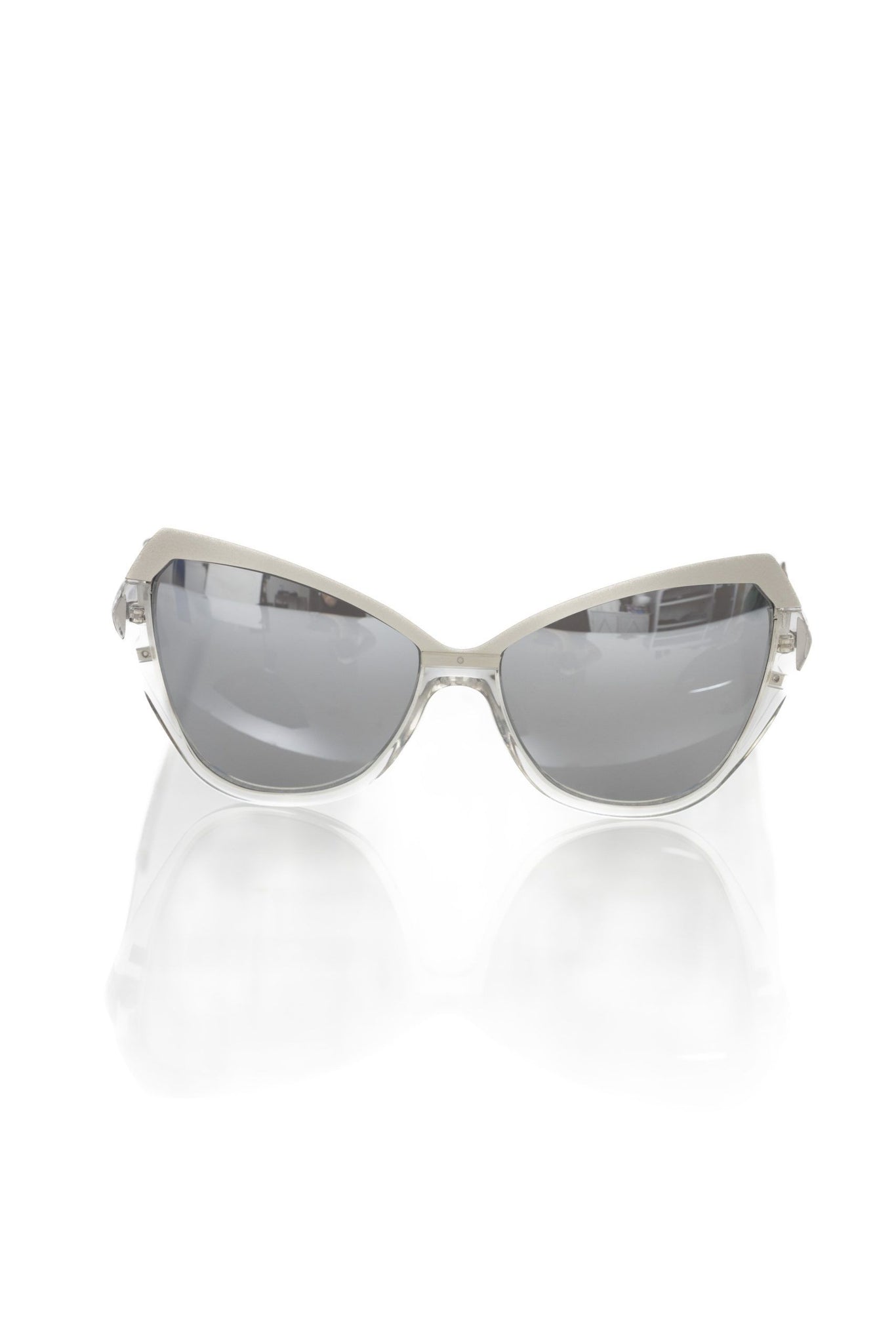 Frankie Morello Gray Acetate Sunglasses