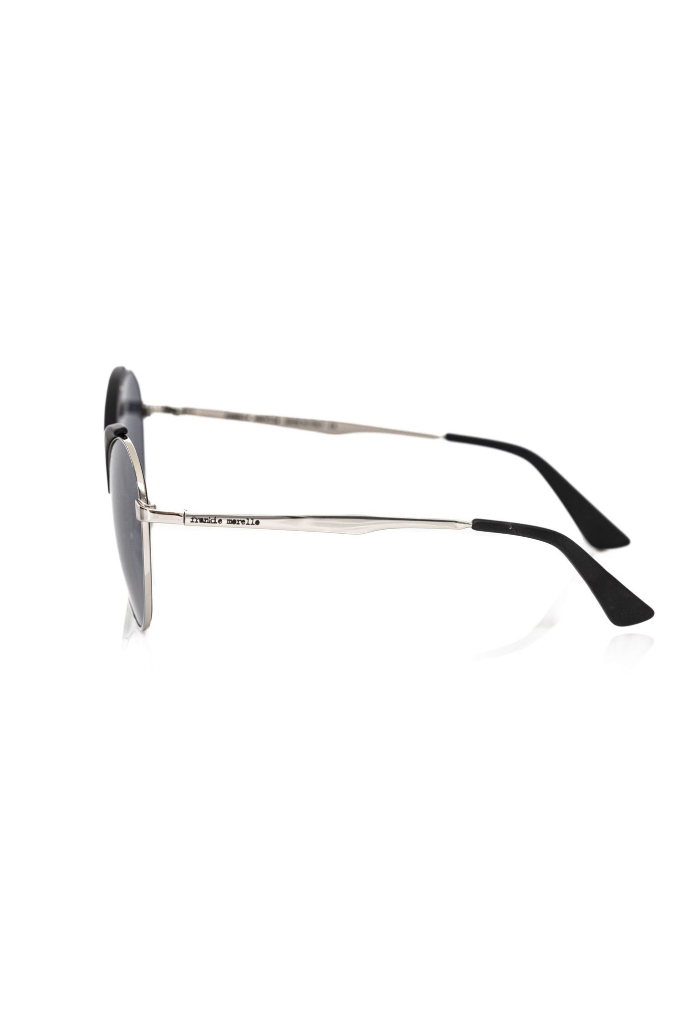 Frankie Morello Black Metallic Fibre Sunglasses