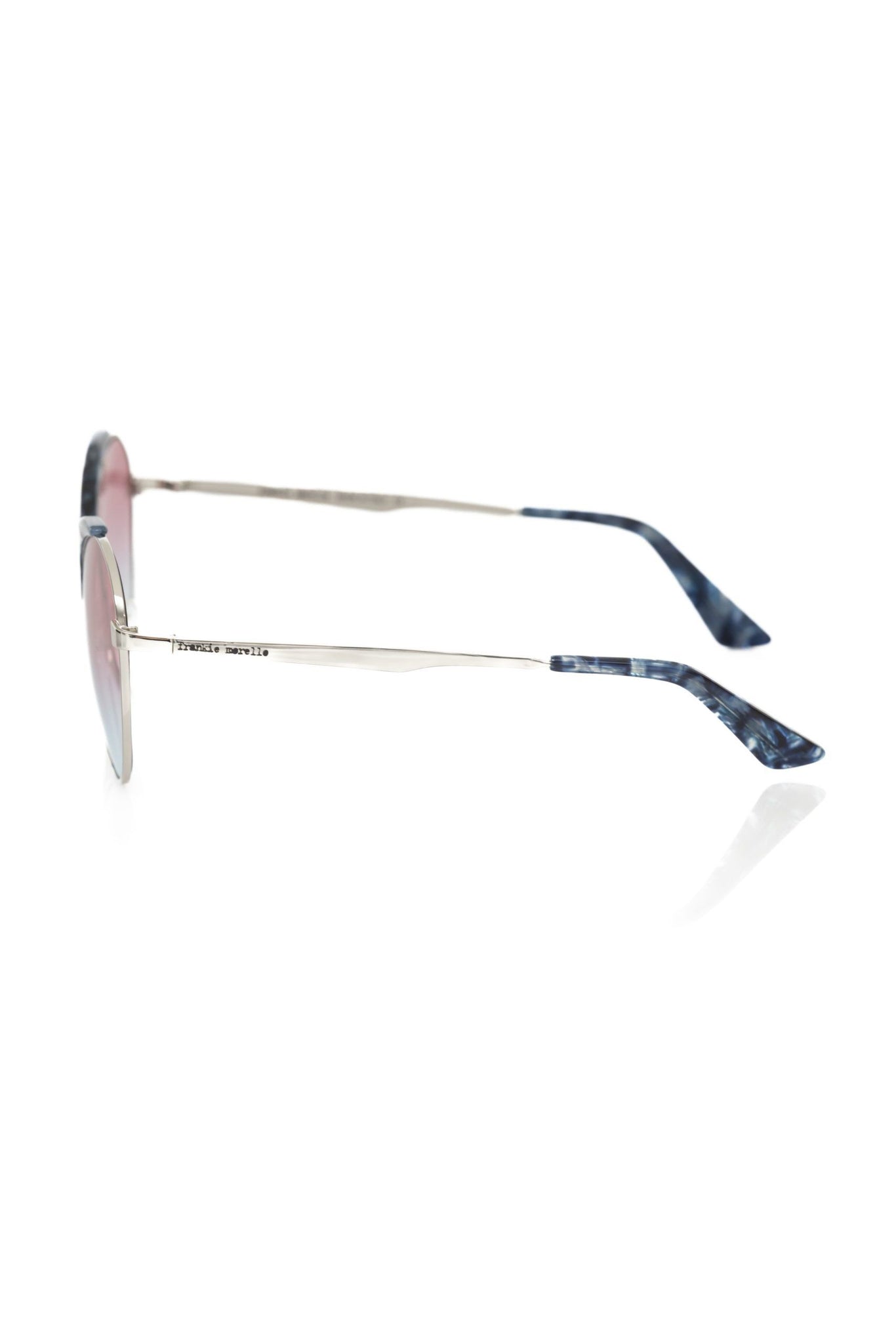 Frankie Morello Blue Metallic Fibre Sunglasses