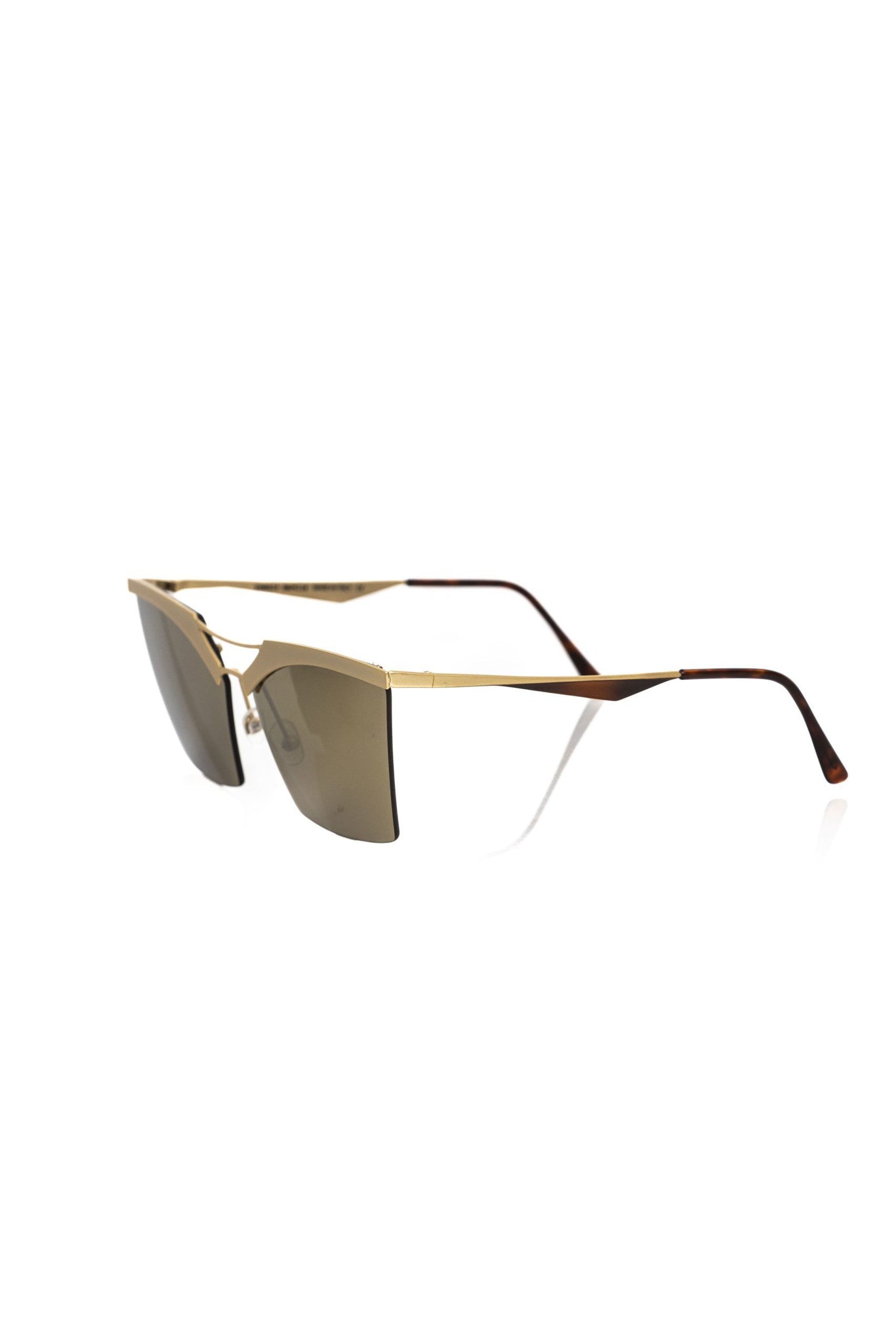 Frankie Morello Gold Metallic Fibre Sunglasses
