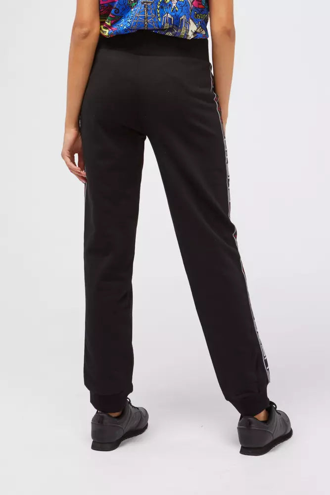Black Cotton Jeans & Pant