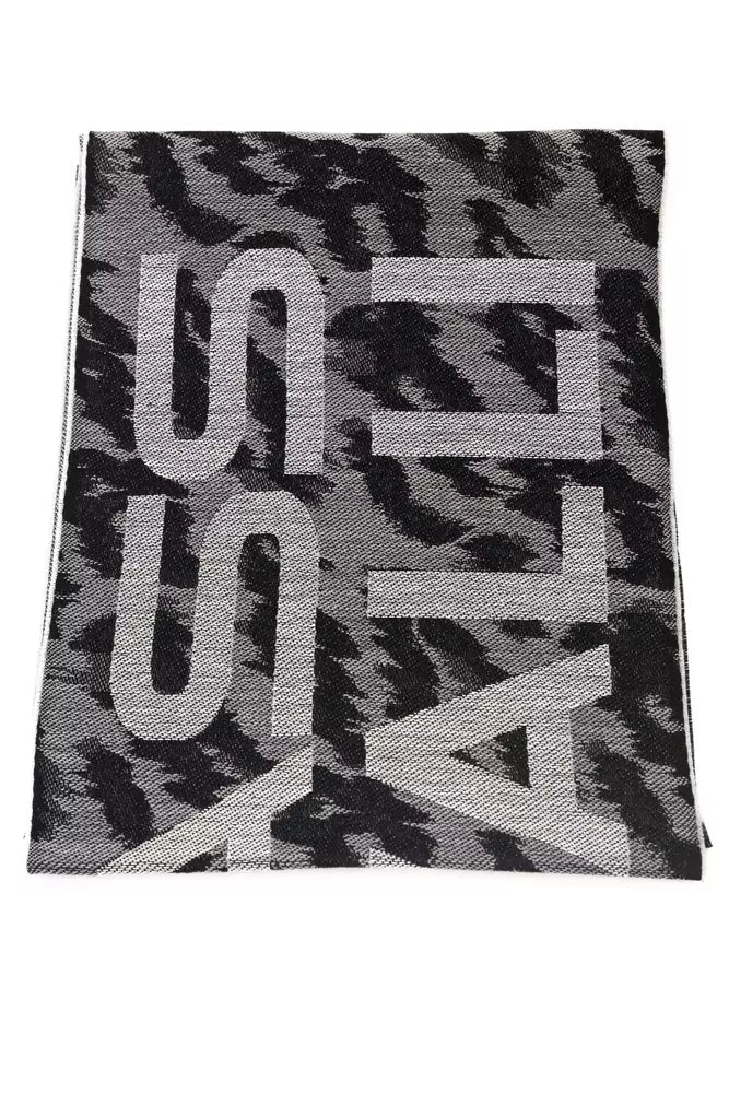 Grey Wool Scarf