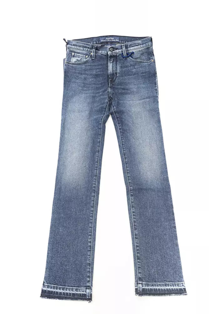 Blue Cotton Jeans & Pant