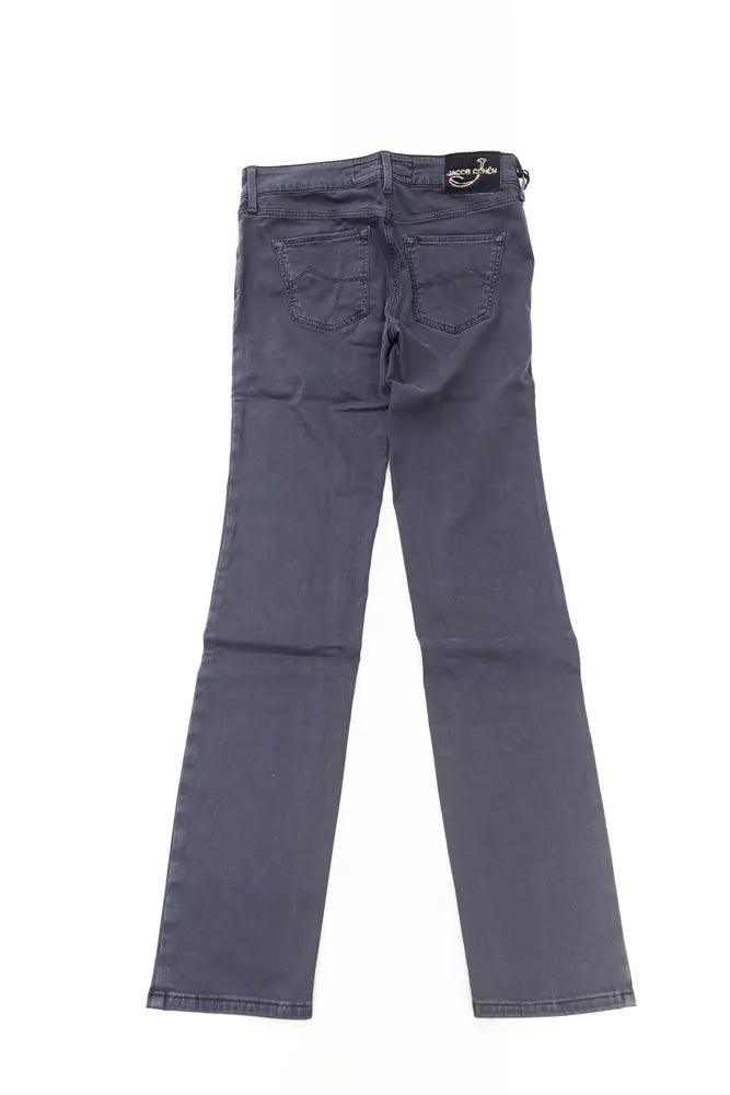 Blue Modal Jeans & Pant