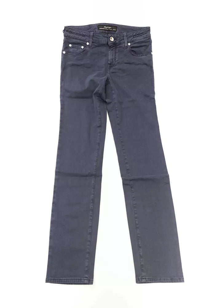 Blue Modal Jeans & Pant