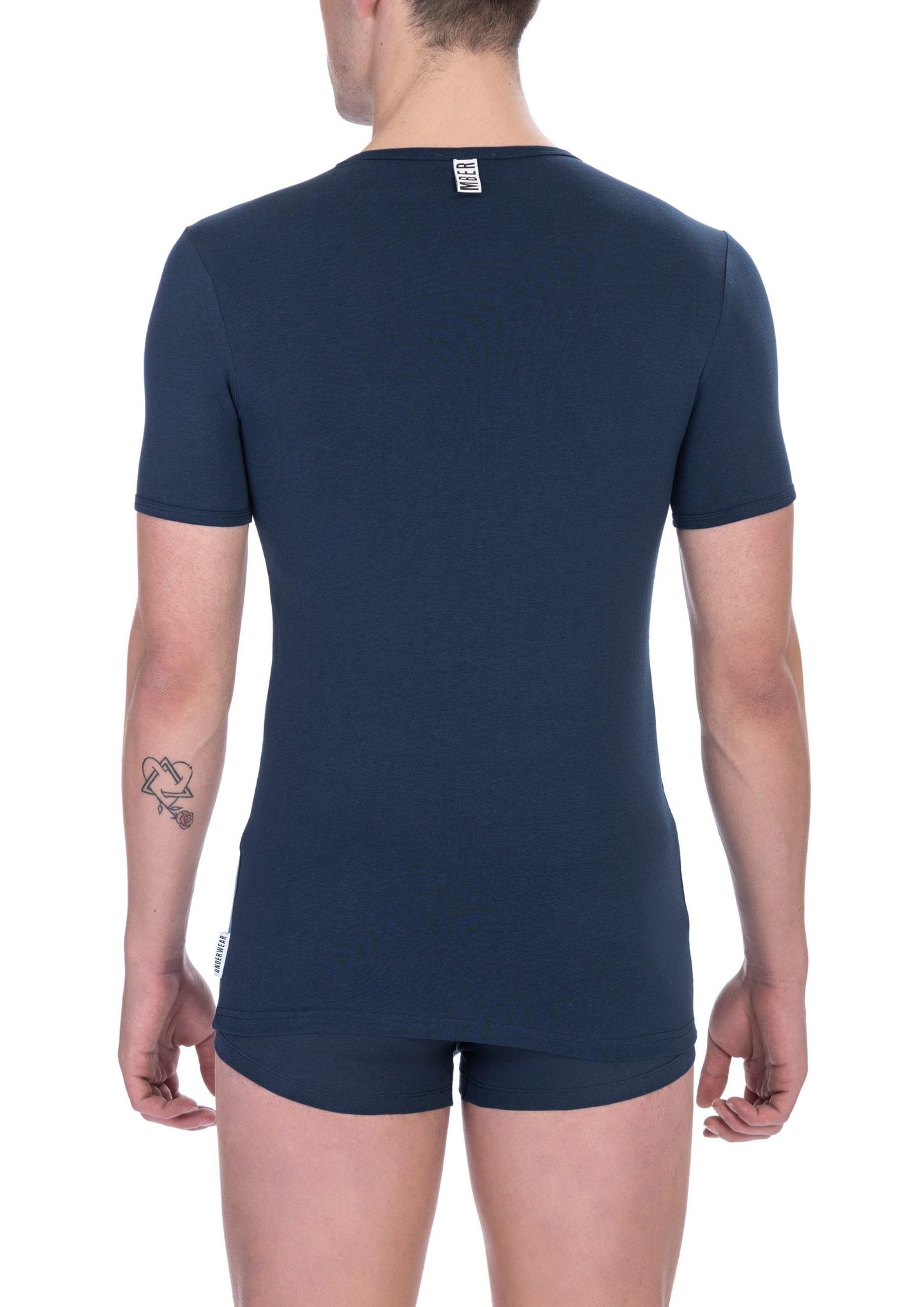 Bikkembergs Blue Cotton T-Shirt