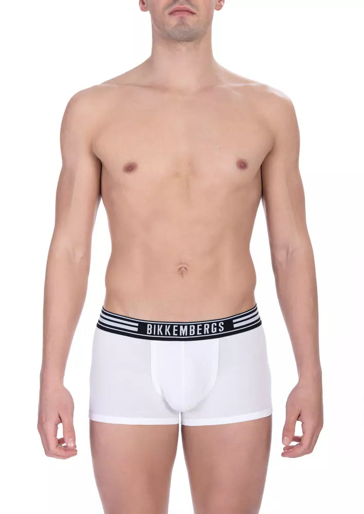 Bikkembergs White Cotton Underwear