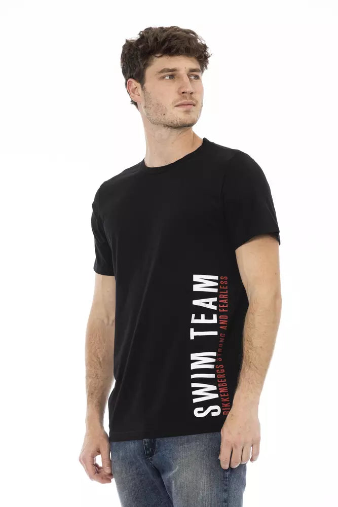 Black Cotton T-Shirt