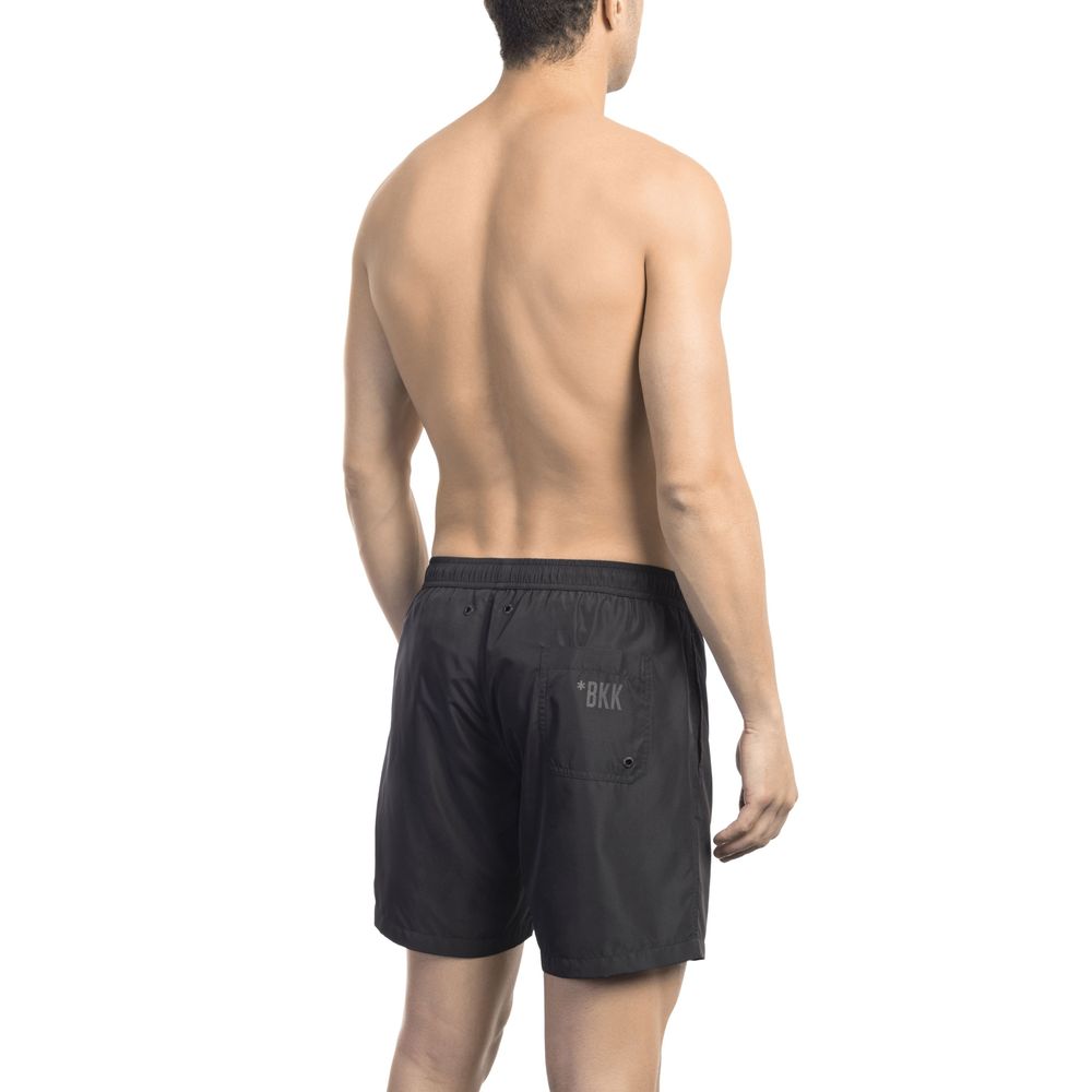 Blue Polyester Swimwear