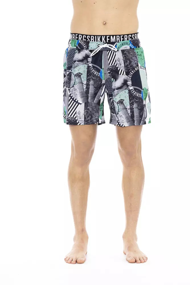 Multicolor Polyester Swimwear