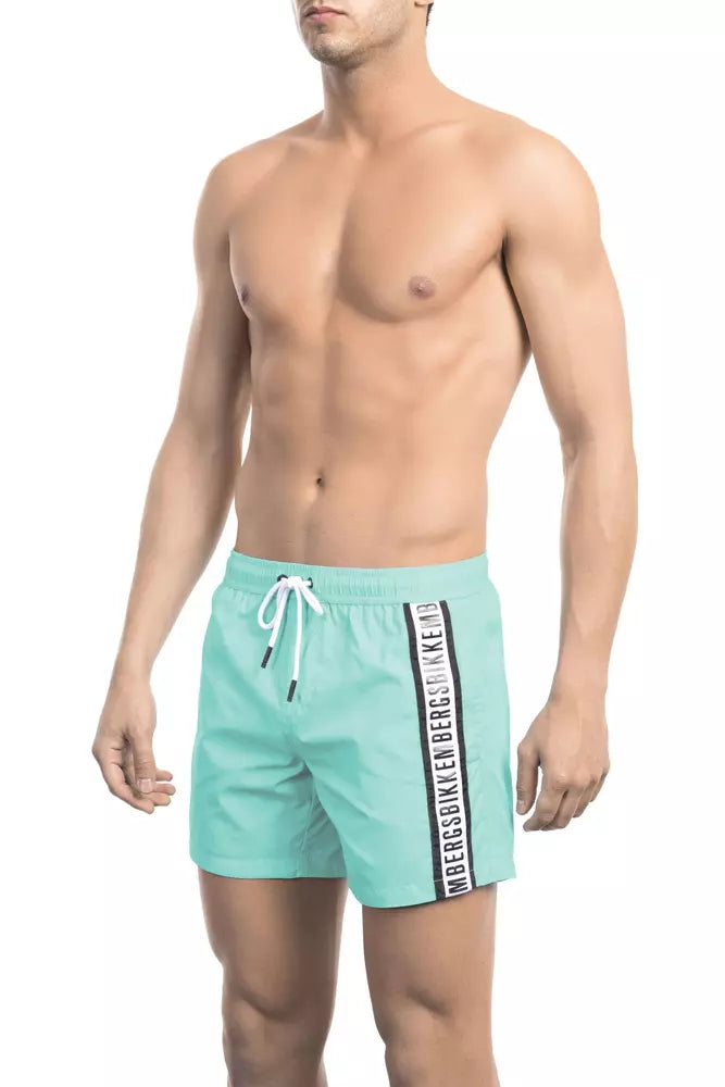 Blue Polyamide Swimwear