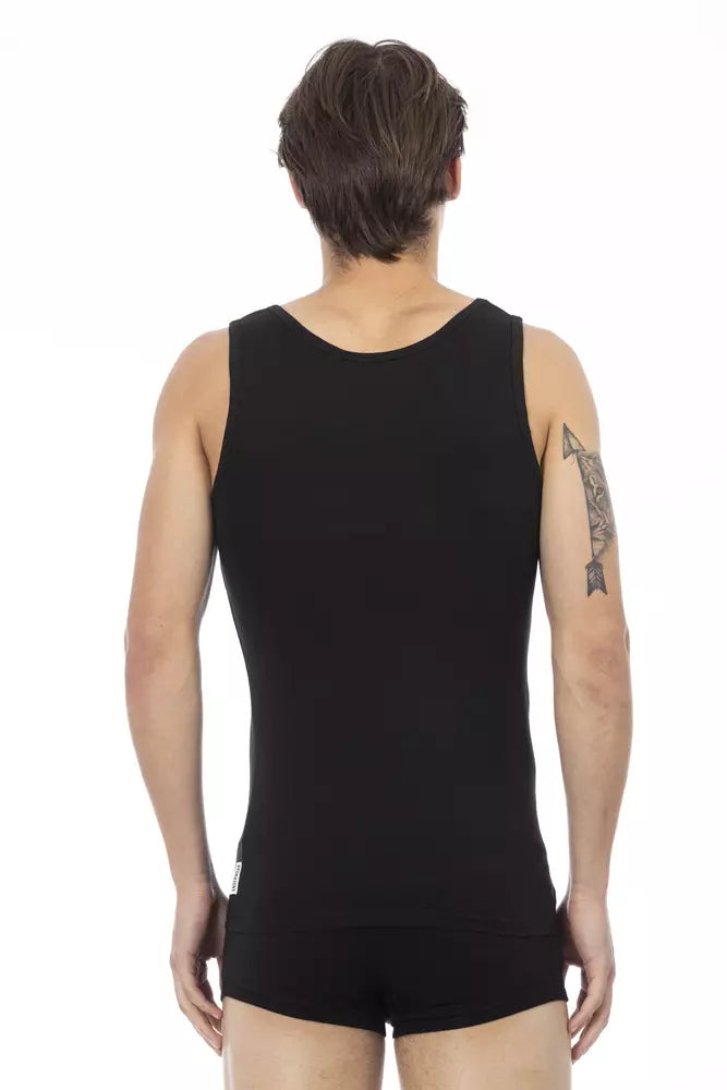 Black Cotton T-Shirt