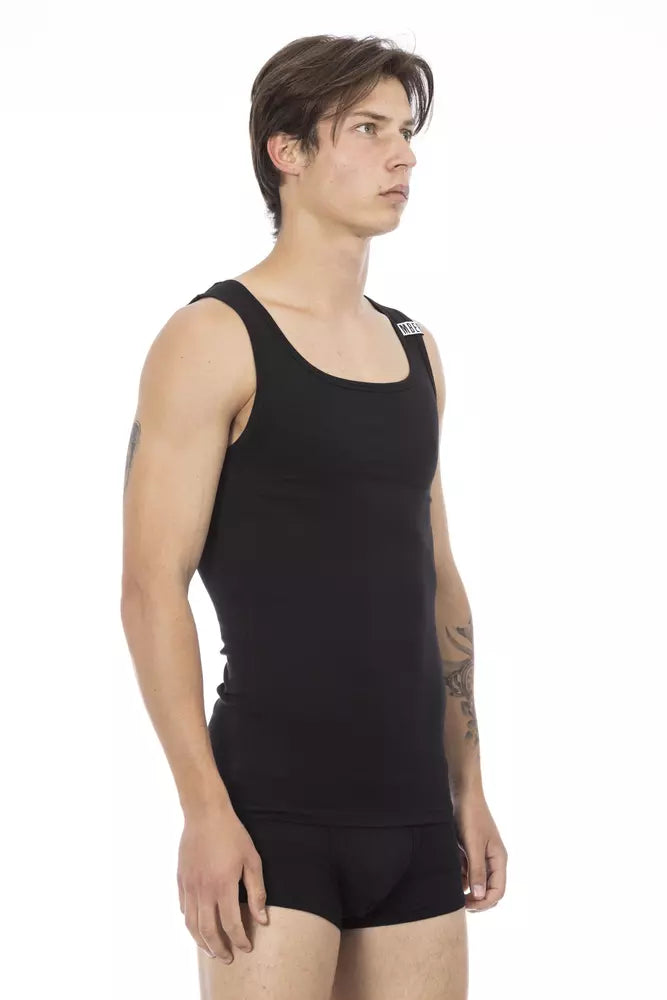 Black Cotton T-Shirt