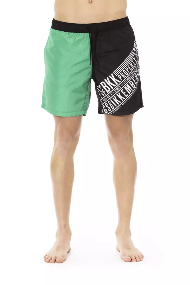 Green Polyester Swimwear