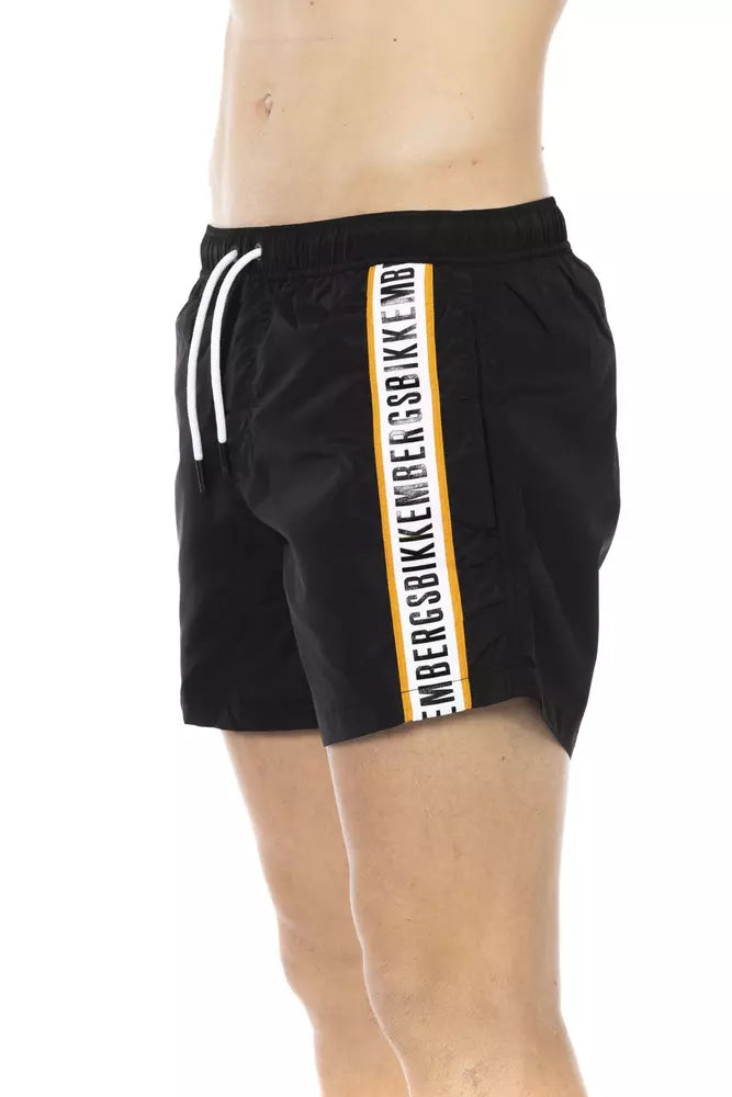 Black Polyamide Swimwear
