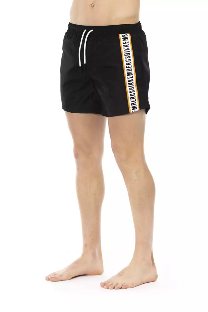Black Polyamide Swimwear