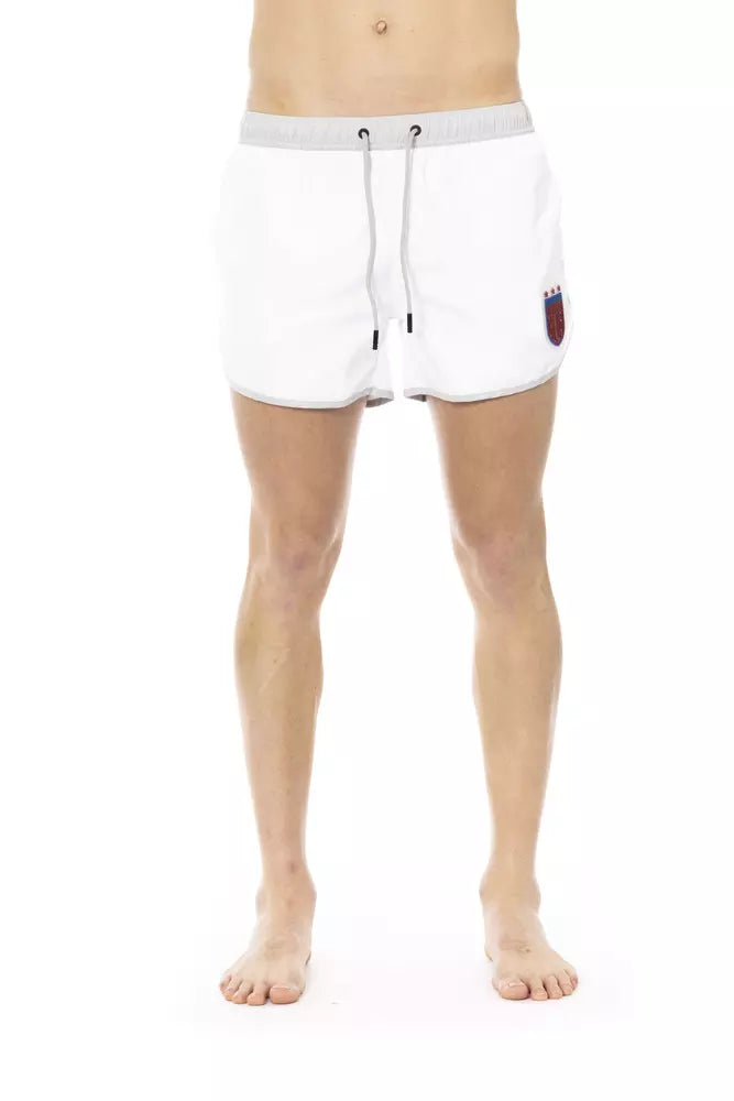 White Polyester Swimwear
