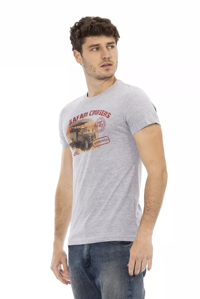 Gray Cotton T-Shirt