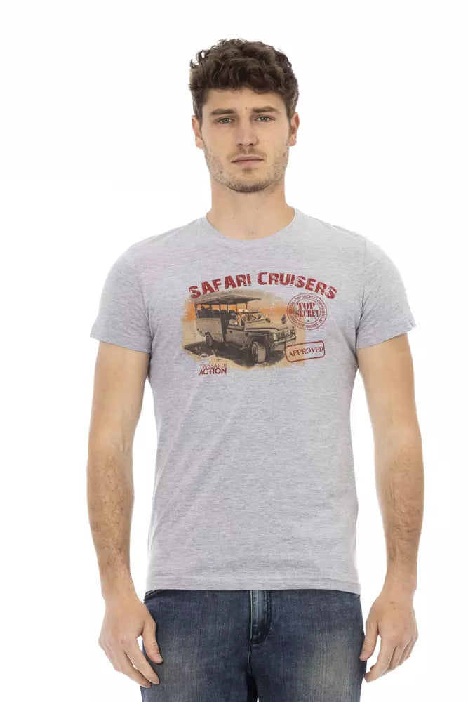 Gray Cotton T-Shirt