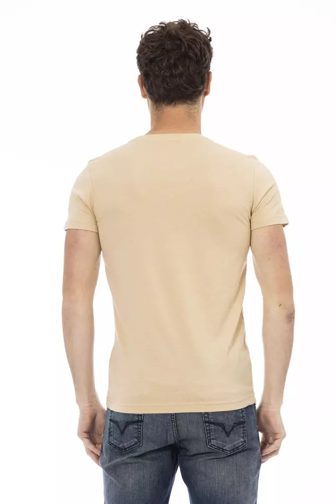 Beige Cotton T-Shirt