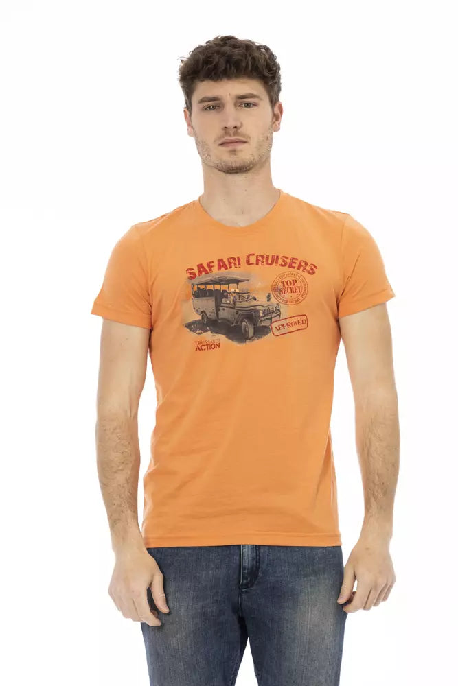 Orange Cotton T-Shirt