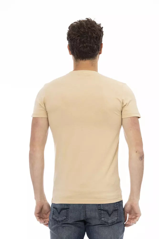 Beige Cotton T-Shirt